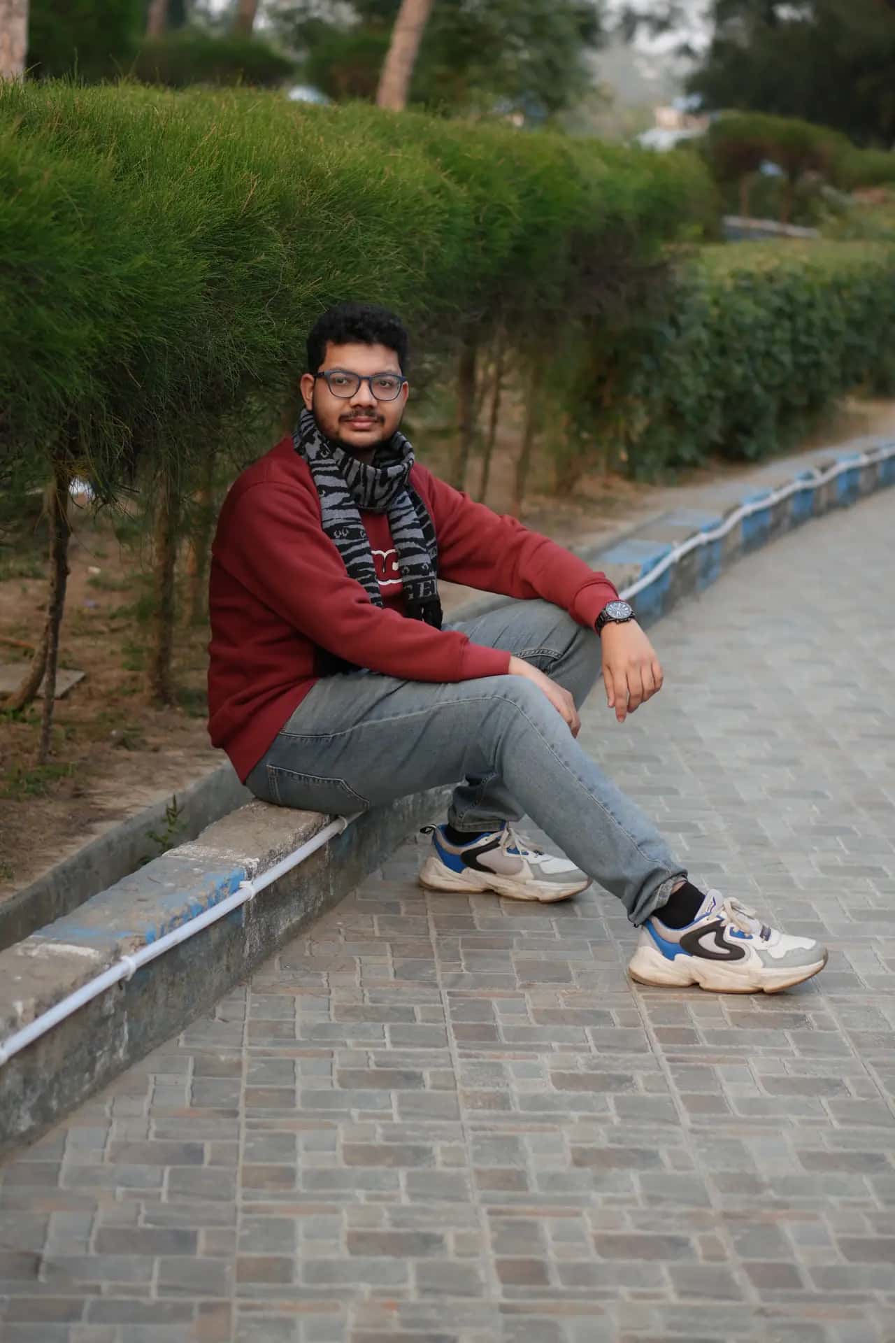 raktim setting in rode side — photograph by Raktim Ranjit